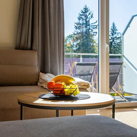 Апартаменты Mountain Spring- Premium 4-8 Os Z Jacuzzi, Sauna I Basenem W Cenie - Widok Na Gory
