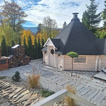 Mountain Spring- Premium 4-8 Os Z Jacuzzi, Sauna I Basenem W Cenie - Widok Na Gory * Шклярска-Поремба