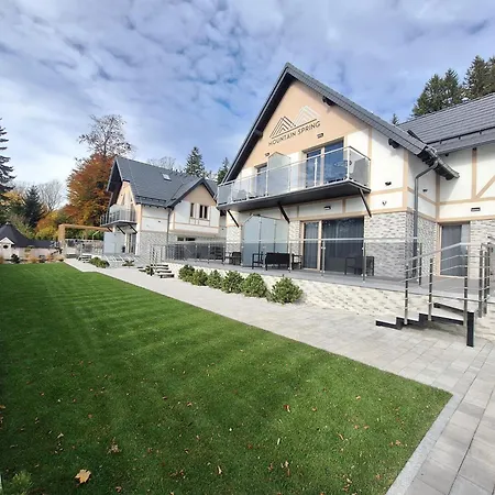 Mountain Spring- Premium 4-8 Os Z Jacuzzi, Sauna I Basenem W Cenie - Widok Na Gory *