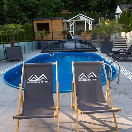 Mountain Spring- Premium 4-8 Os Z Jacuzzi, Sauna I Basenem W Cenie - Widok Na Gory * Шклярска-Поремба